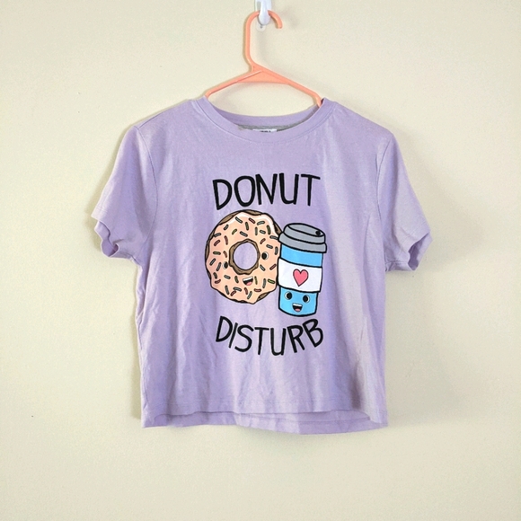 🌟 Forever 21 Lavender Purple Donut Pajama Set - Picture 1 of 13